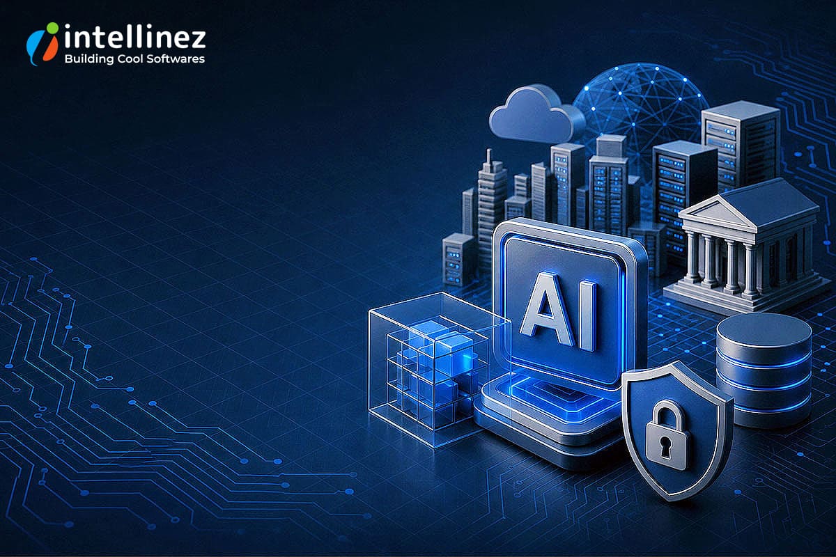 AI MVP to Production-Ready Enterprise Application: What It Actually Takes 4 Supports the consultation/contact CTA with Intellinez's visual identity